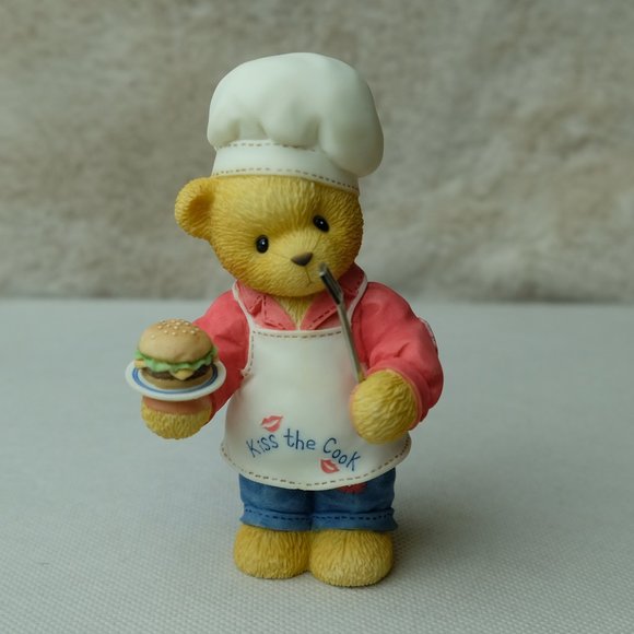 Cherished Teddies Dennis Vintage 1998 Chef Kiss the Cook Bear Figurine 510963 - Picture 1 of 6